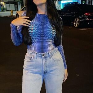 Marine Serre Moonfish Top